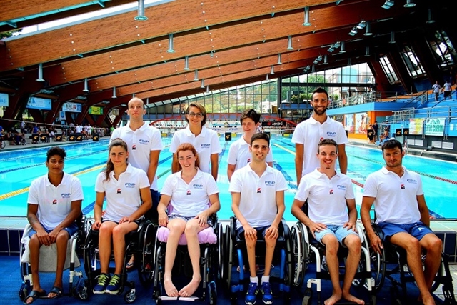 La nazionale italiana di nuoto paralimpico dei Mondiali di Glasgow